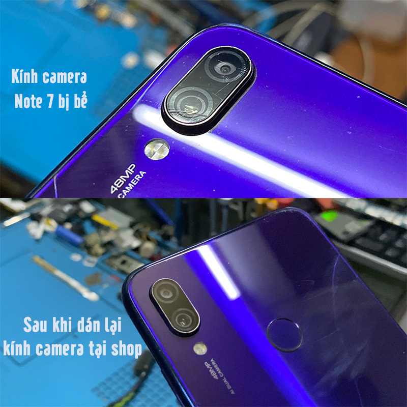 Mặt kính thay thế camera sau cho Xiaomi Redmi Note 4X