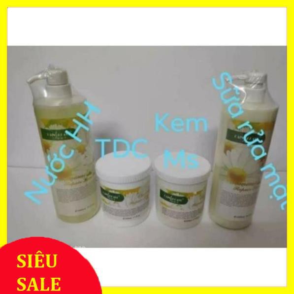 Bộ Chăm Sóc Da Hoa Cúc L Bộ 4 Chai , Chăm Sóc Da Spa