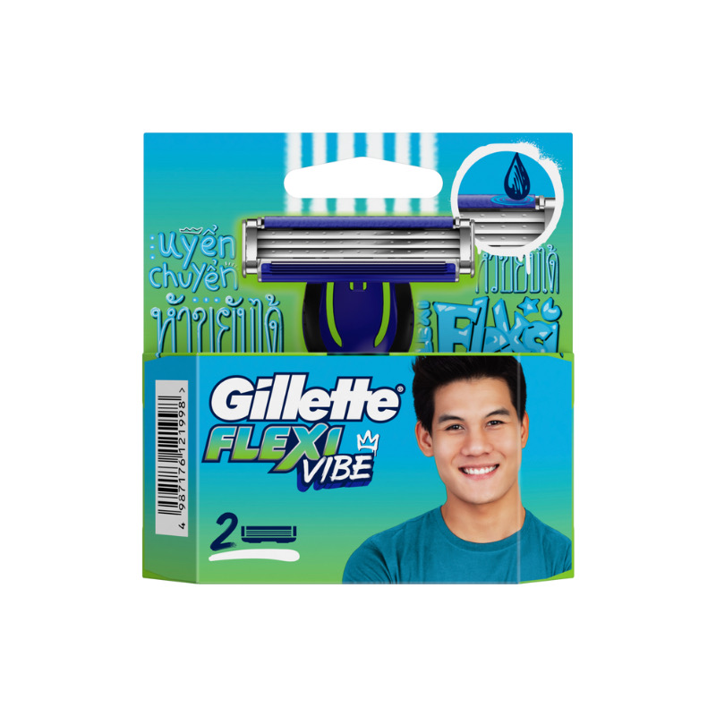 Dao cạo râu gillette flexi vibe / đầu cạo thay thế 3 lưỡi