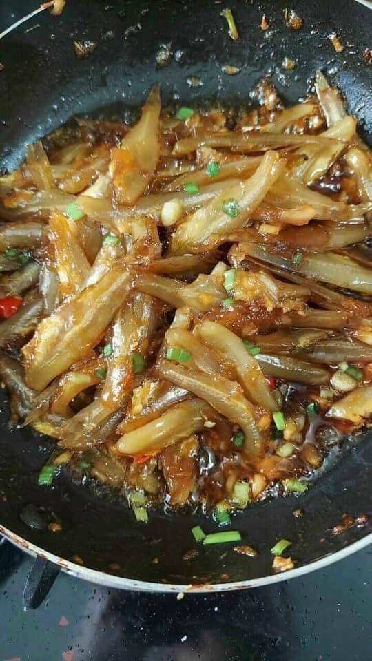 Cá cơm trắng hàng khô queo ướp vị vừa ăn, Khô Thoại Sơn