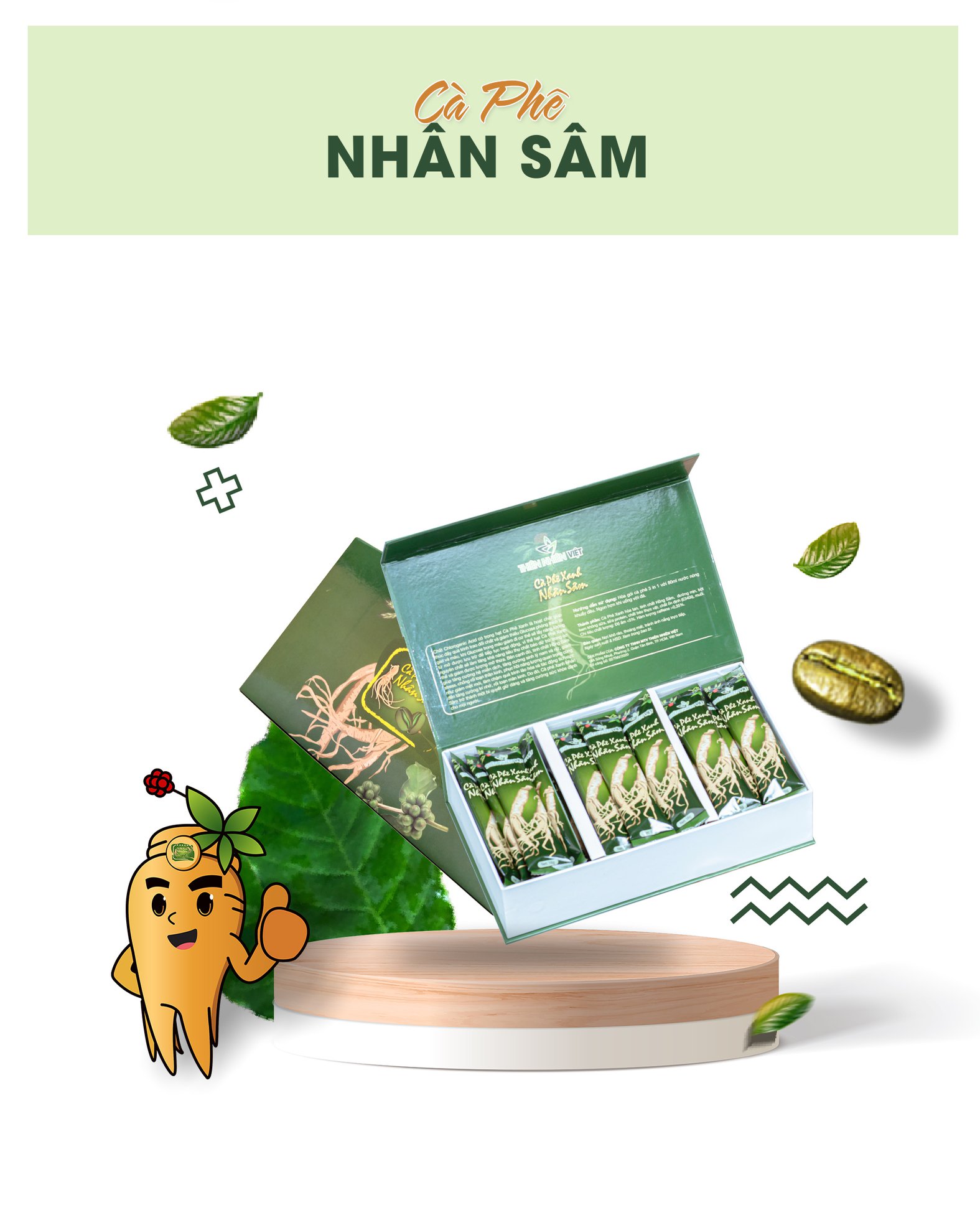[HCM]Cà Phê Nhân Sâm