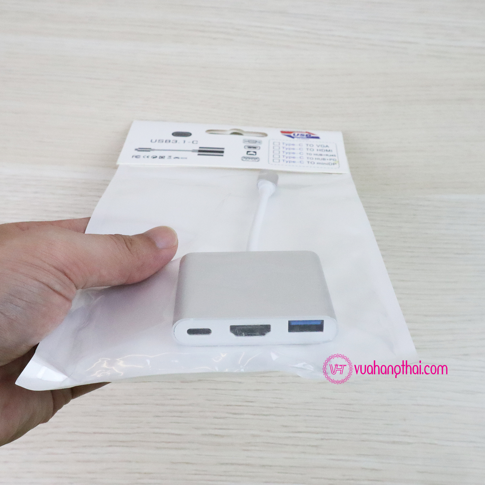 Cáp chuyển cổng USB type C to HDMI 4K - USB 3.0 - USB type C (SP000164)