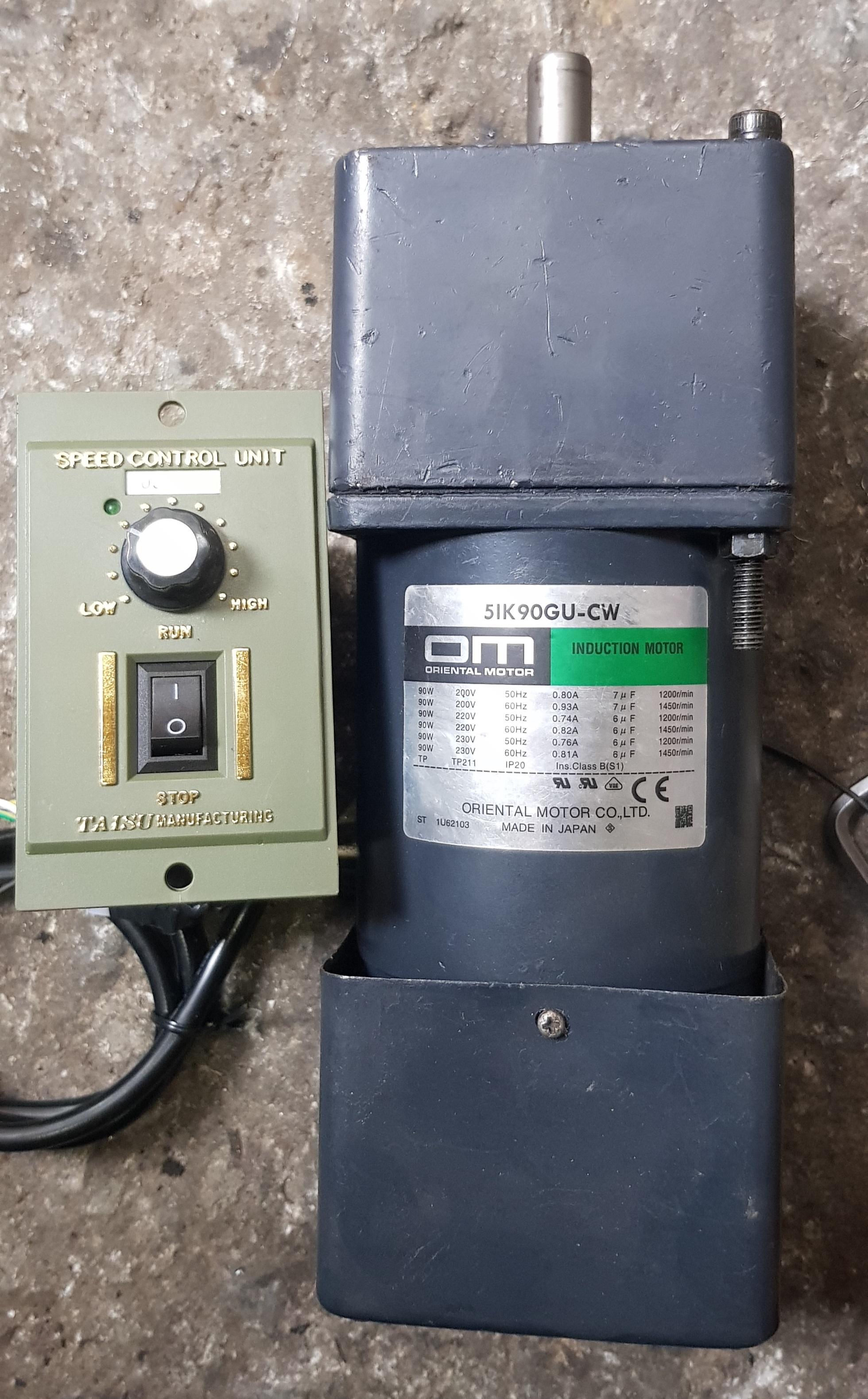Motor giảm tốc 90w kèm bộ điều khiển tốc độ