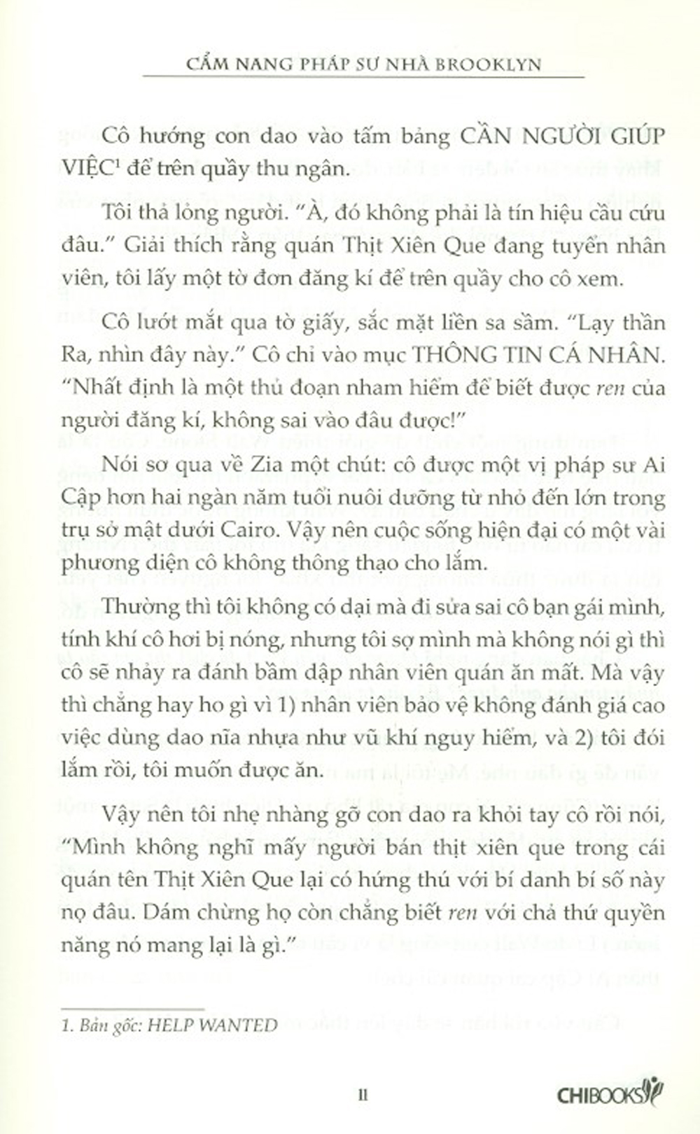Cẩm Nang Pháp Sư Nhà Brooklyn