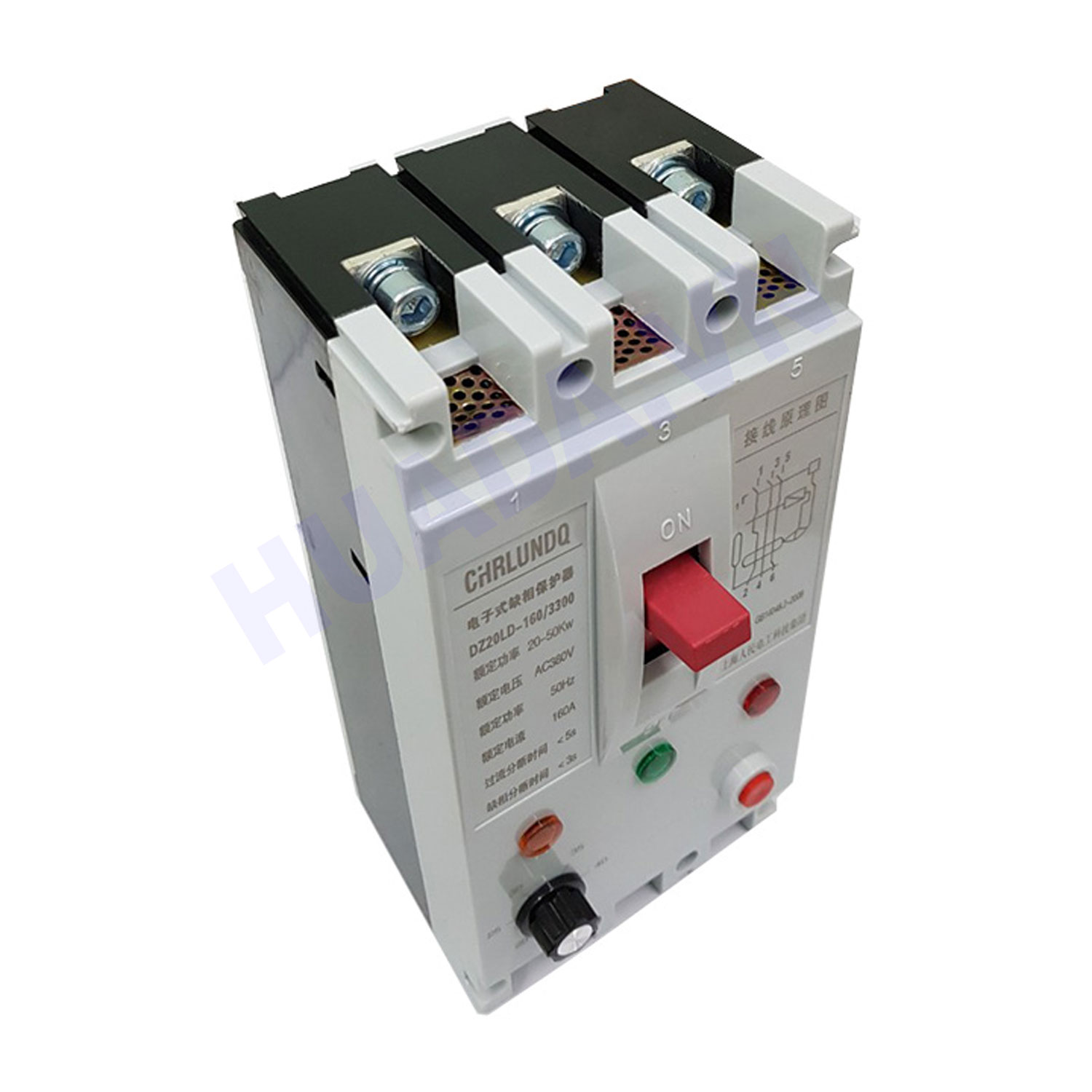 Aptomat chống mất pha 3 pha 100A