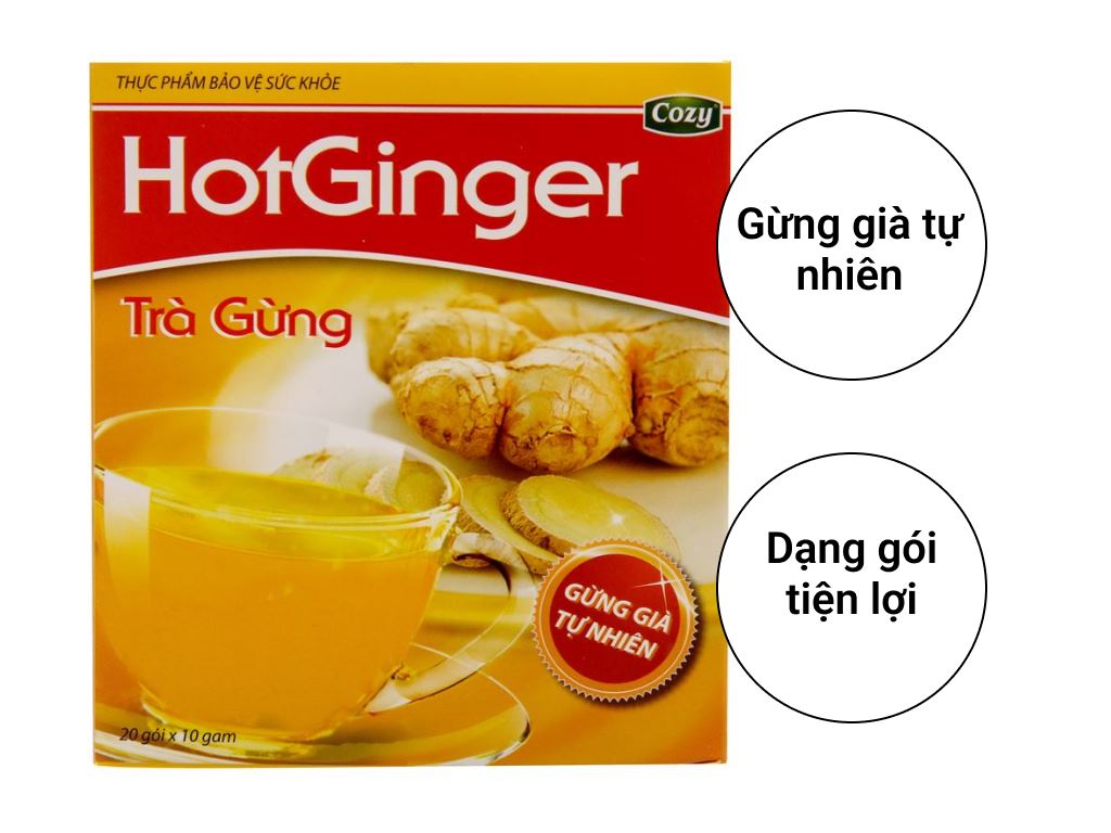 TRÀ COZY GỪNG HỘP 20 GÓI x 10 GR - 30263