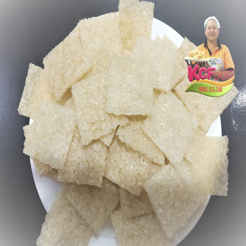 CƠM CHÁY NẾP 1KG CHƯA CHIÊN LOẠI 4X4CM