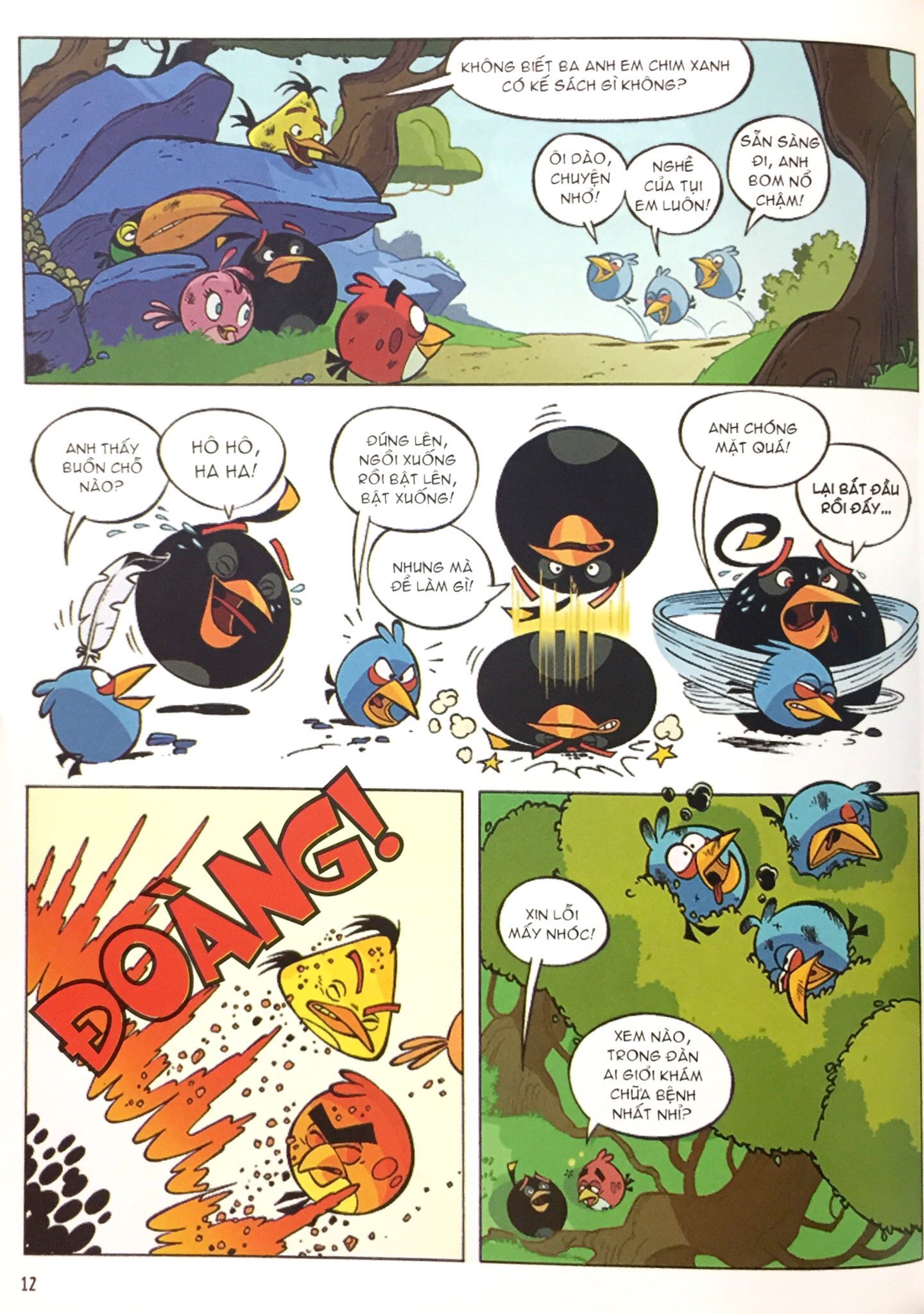Fahasa - Angry Birds Comics - Chiến Dịch Trộm Trứng