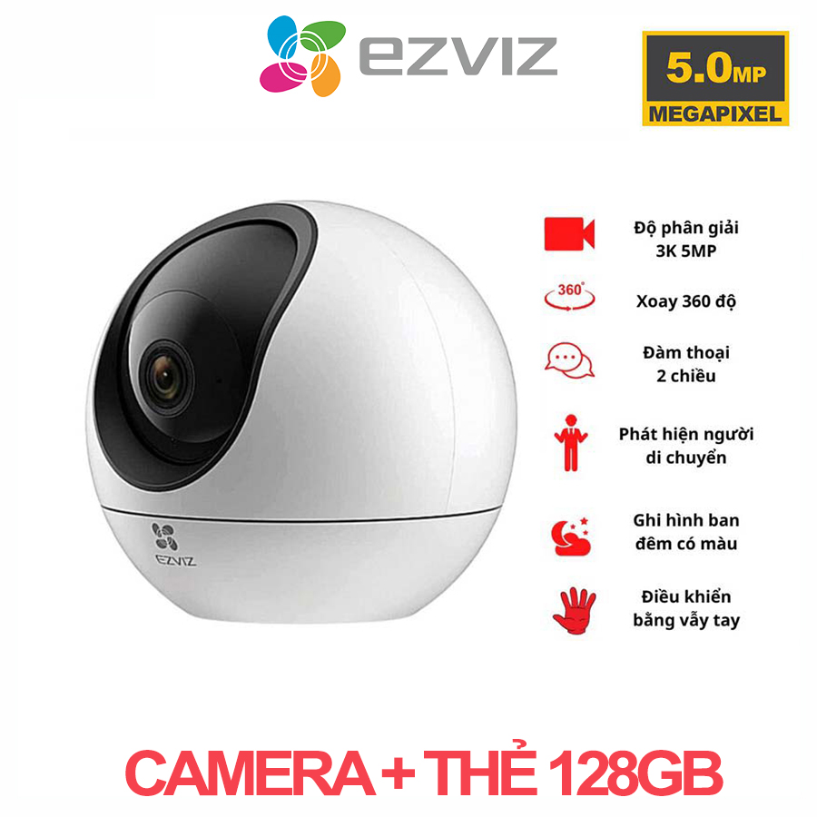 Camera WiFi Quay Quét 5MP EZVIZ H6 3K
