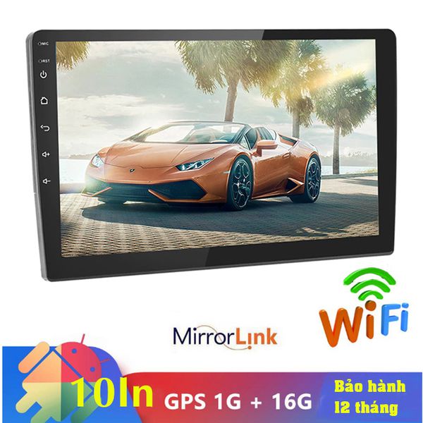 Màn Android 10 inch tích hợp GPS dẫn đường điều khiển ra lệnh bằng giọng nói... Bảo hành 12 tháng