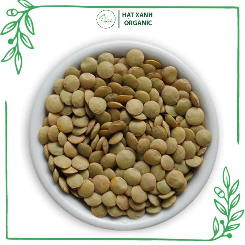 Đậu lăng xanh hữu cơ 500Gr
