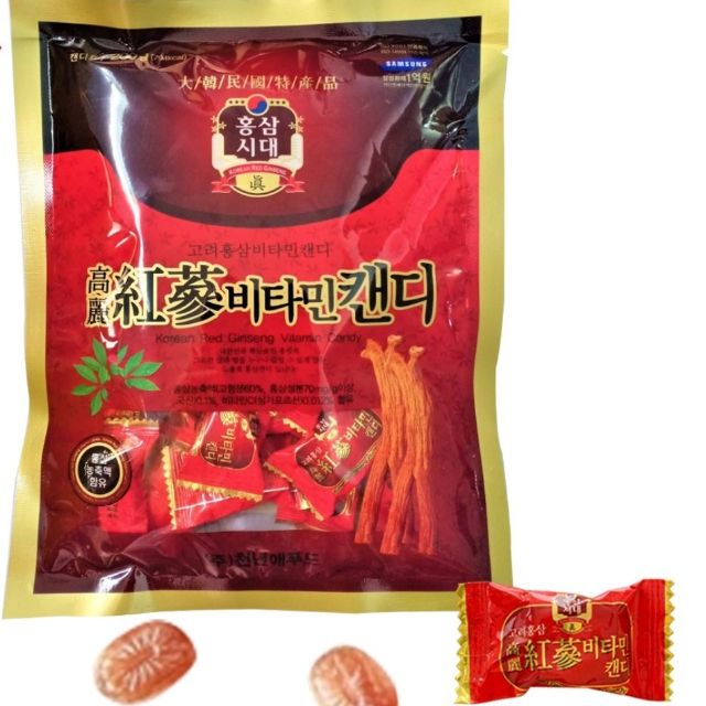 Kẹo hồng sâm Vitamin gói 200g