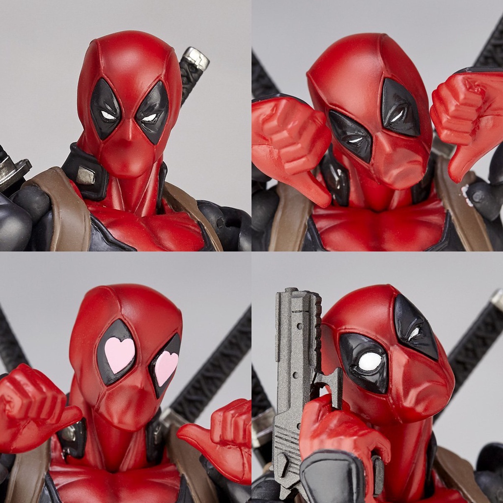 Mô hình Figma Deadpool Revoltech MH28 cao 15cm - Mô hình Marvel
