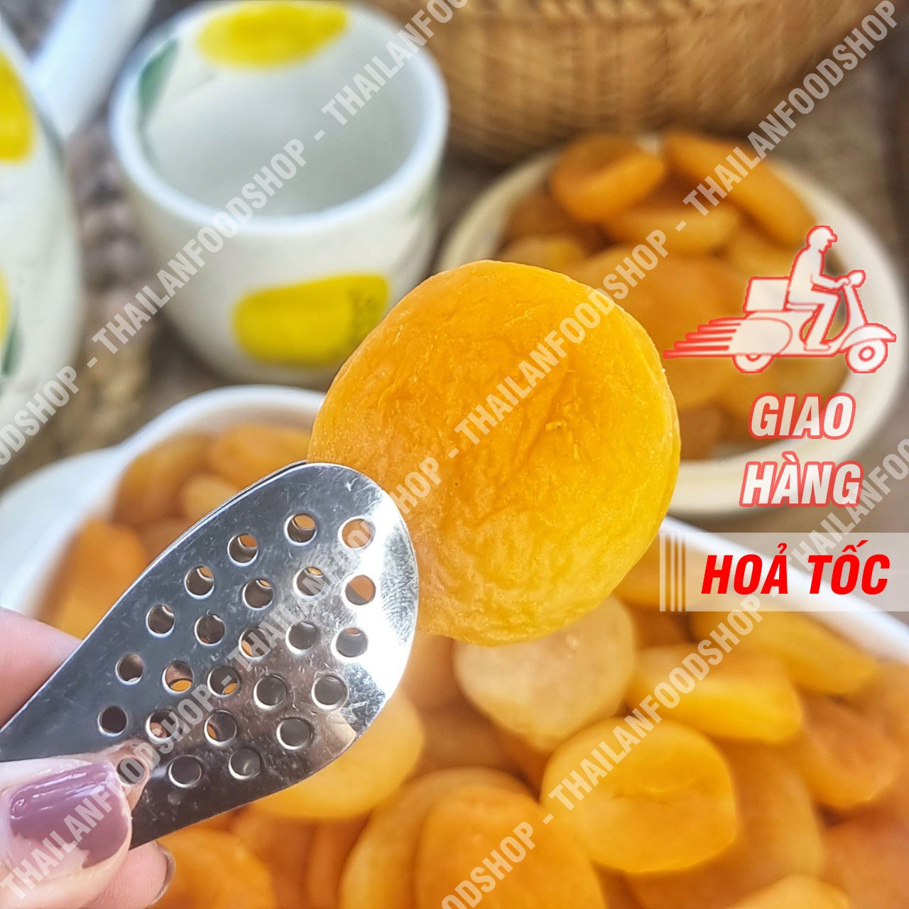 Mơ Sấy Dẻo Không Hạt Thổ Nhĩ Kỳ - Lon 500gr