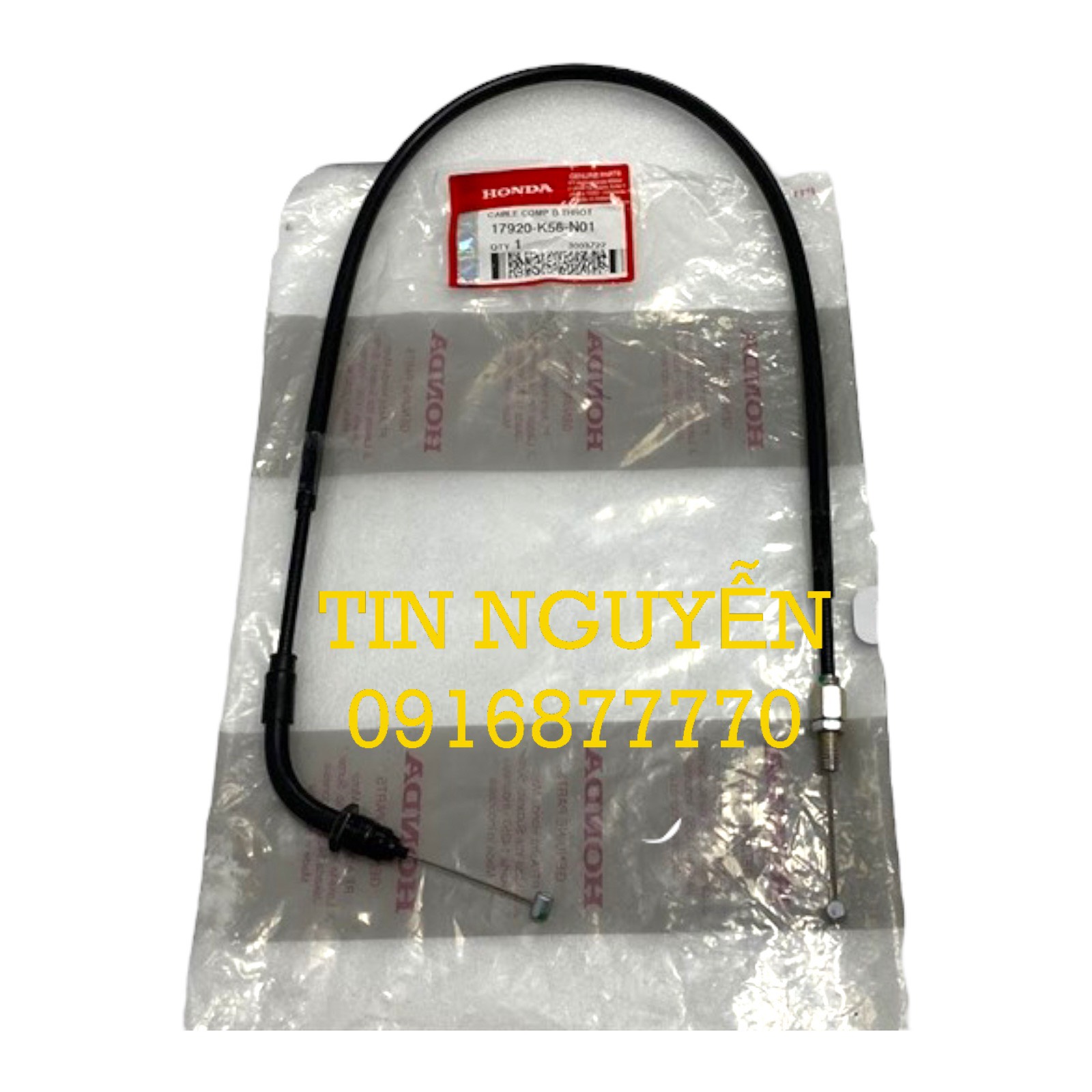 Dây ga xe Sonic 150R hàng chính hãng