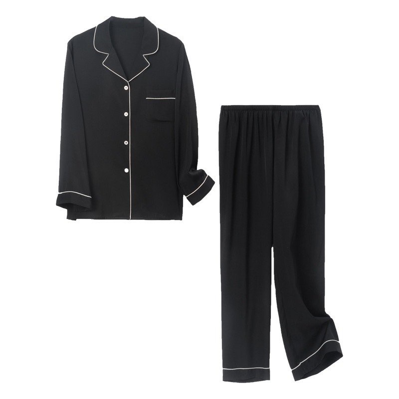 Pyjamas Đồ Ngủ Mặc Nhà Lụa Gấm Bộ Dài Đủ Size AMANTA AMTP61
