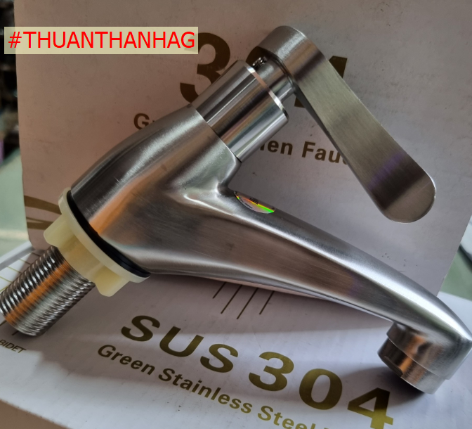 [Ảnh thật] Vòi Lavabo rửa mặt INOX 304
