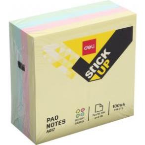 Giấy nhớ 4 màu 3x3 DELI EA01703 (4 màu x 100 tờ)