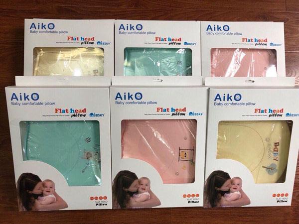 Gối cao su êm ái chống bẹp đầu cho trẻ