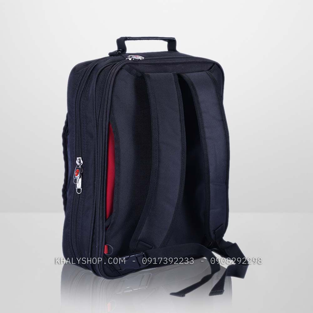 Cặp đa năng nhiều ngăn KL032 màu đen - 570NBLKL032 ( 40x16x30cm )