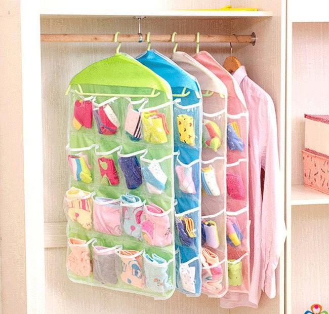 Túi treo tường 16 ngăn đựng đồ đa năng