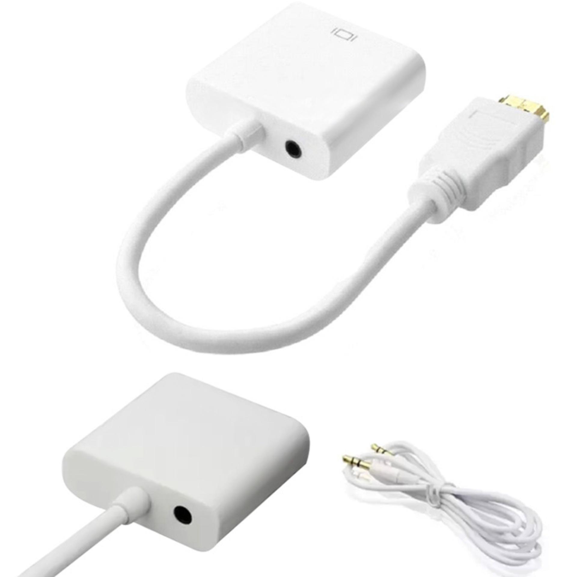 [HCM]Cáp chuyển đổi HDMI sang VGA có audio (hdmi to vga audio)