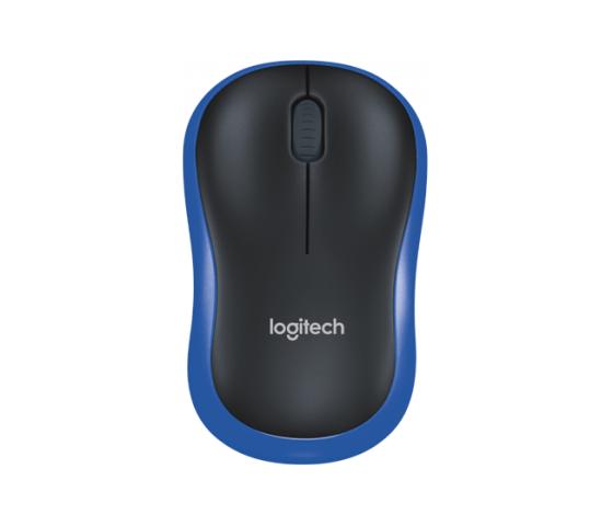 Chuột Logitech M185 (Đen phối xanh)