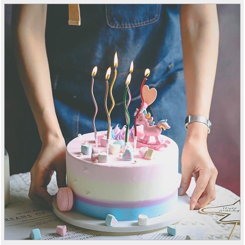 Nến Xoắn cắm bánh kem