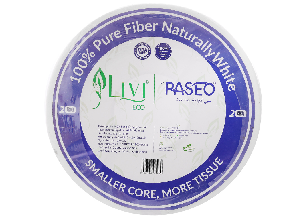 Livi eco giấy vệ sinh cuộn lớn 700gr ( 2 lớp )