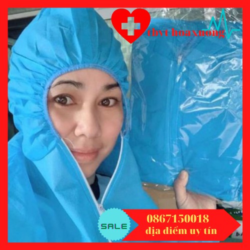 BỘ QUẦN ÁO PHÒNG DỊCH LIỀN QUẦN 4 MÓN