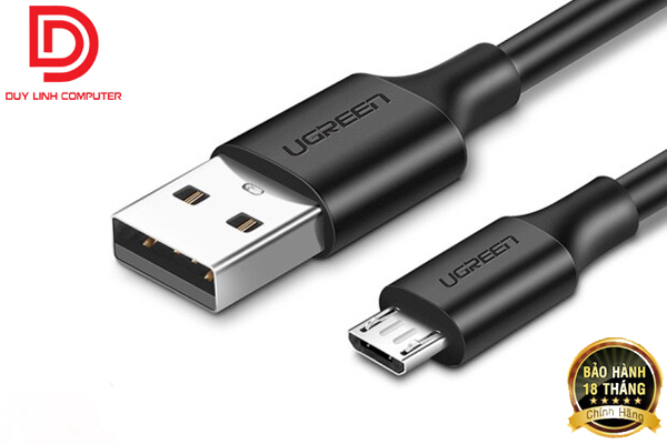 Cáp micro USB dài 1m Chính hãng Ugreen 10836