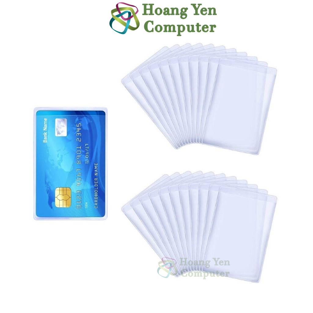 Túi đựng thẻ atm, căn cước công dân, thẻ sinh viên - loại trong suốt, không nắp | vỏ bọc cccd, vỏ bọc atm
