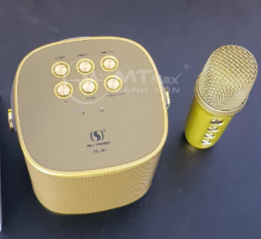 Loa karaoke mini YS 101/102 nghe nhạc bluetooth Kèm Mic