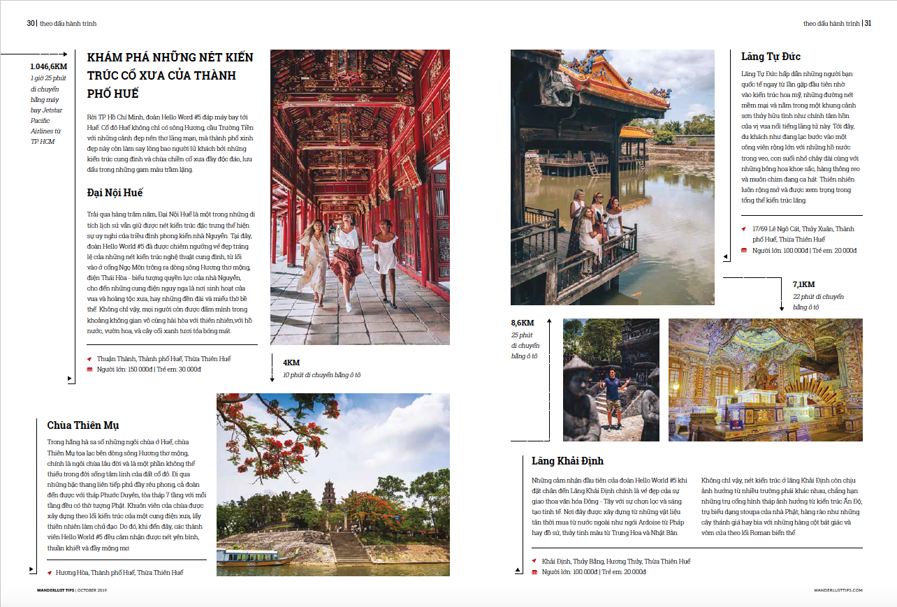 TẠP CHÍ WANDERLUST TIPS THÁNG 10.2019 (VOL.39)