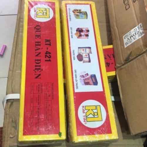 [HCM]1 bó que hàn sắt Kim Tín 2.5ly (1 kg hoặc 2.5kg), que hàn sắt sử dụng máy hàn