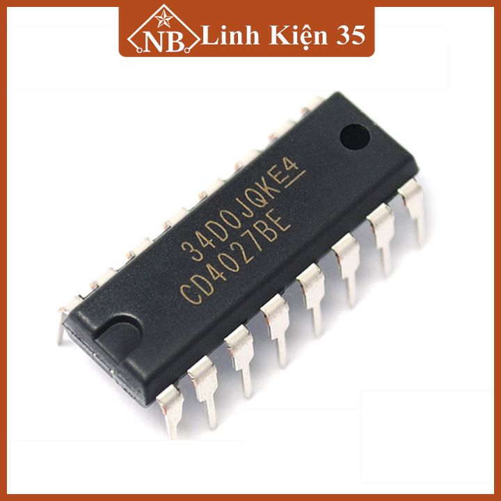 IC CD4027BE DIP16 16 chân cắm