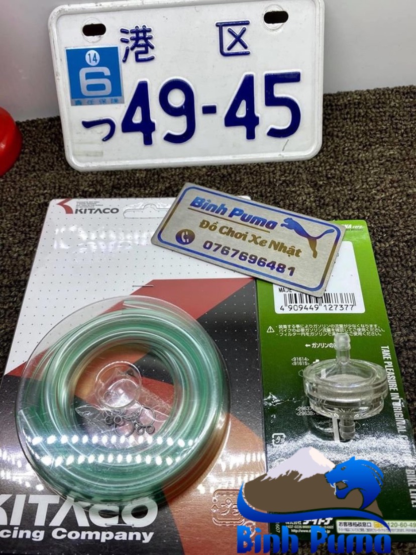 [HCM]COMBO DÂY XĂNG XANH KITACO 6mm & LỌC DAYTONA