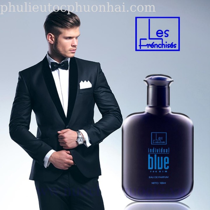 💼 Nước Hoa Nam Les Frénchisés Blue For Him 100ml – Mạnh Mẽ, Lịch Lãm, Cuốn Hút