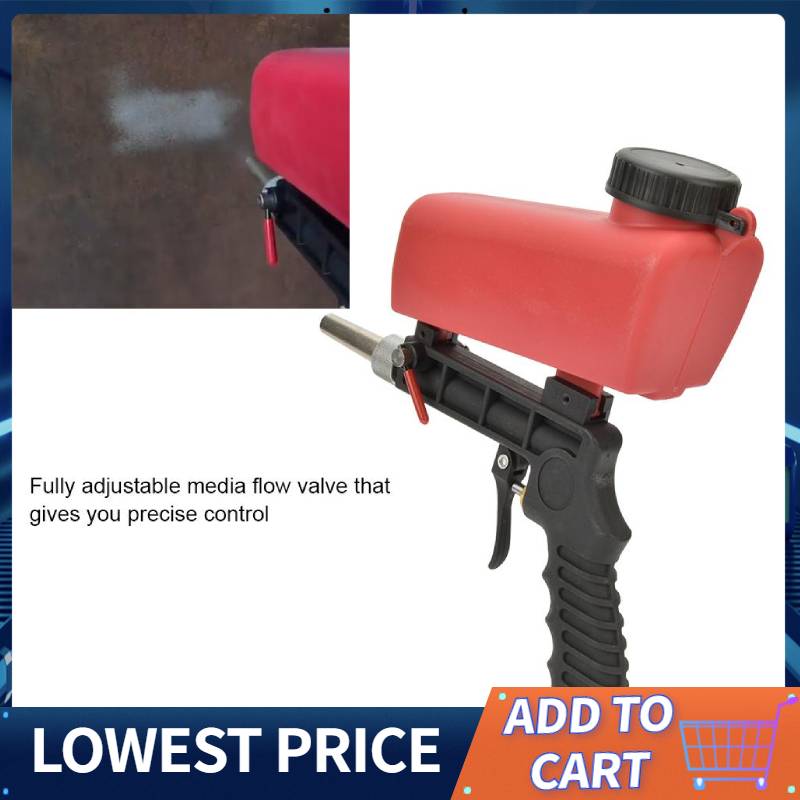 Mini Portable Hand-Held Gravity Pneumatic Sand Blasting with 1/4in Air Inlet
