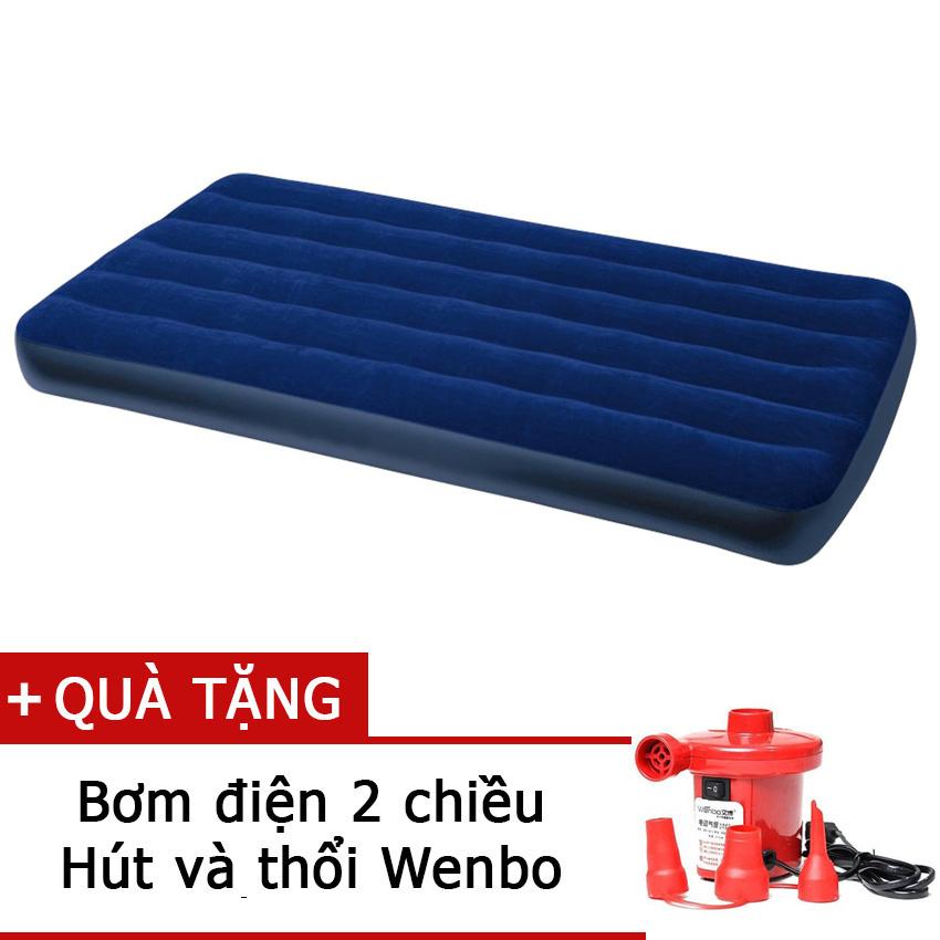 Đệm hơi mùa hè 1m intex 68757 kèm bơm điện