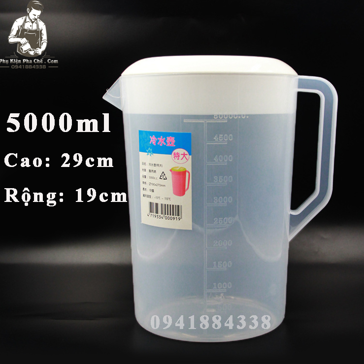 Ca Nhựa 5000ml, Ca 5l