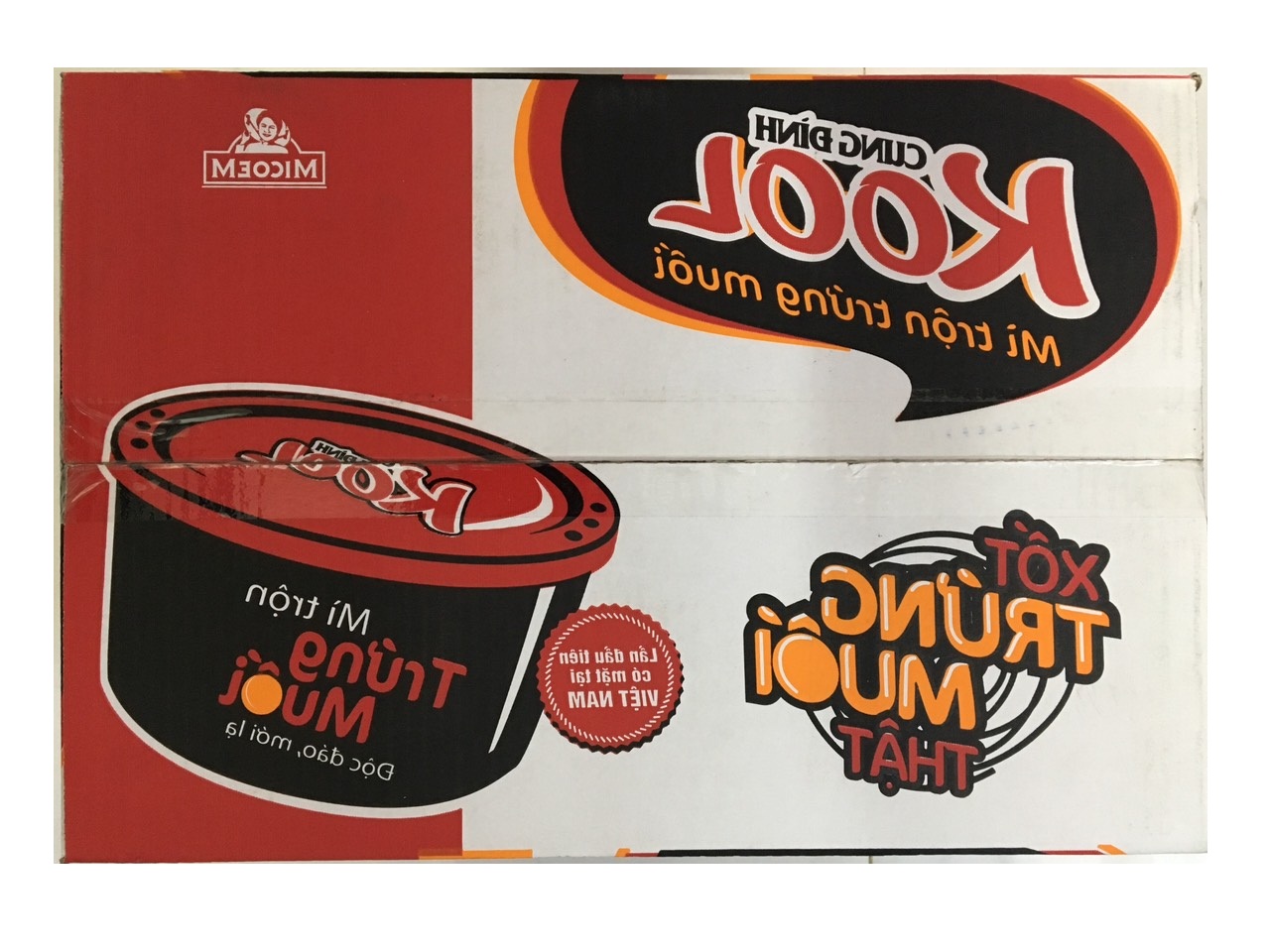 MỘT THÙNG MÌ TRỨNG MUỐI CUNG ĐÌNH KOOL