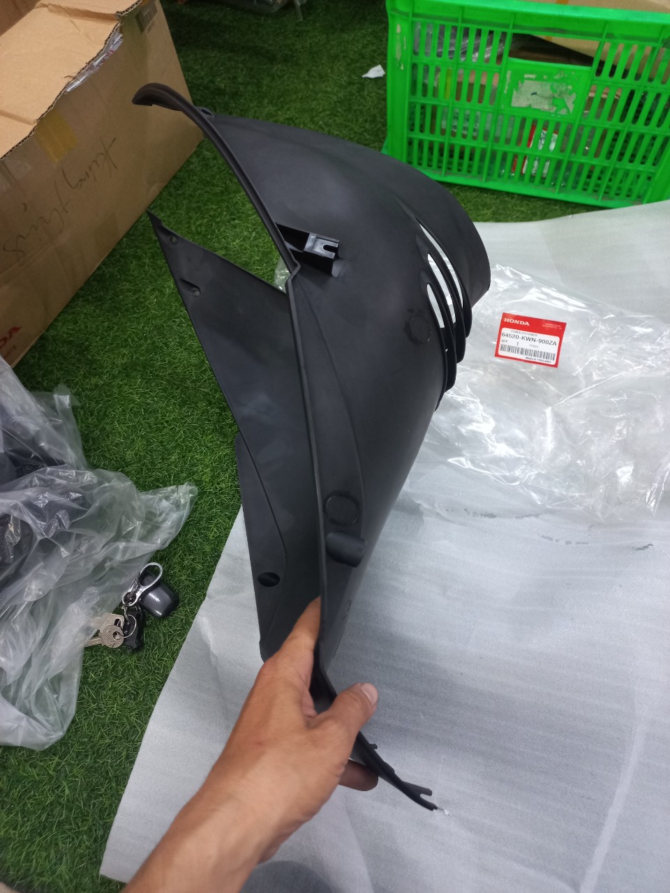 Bửng Phải Pcx . Bửng Trái Pcx 2010 - 2013 Màu Đen
