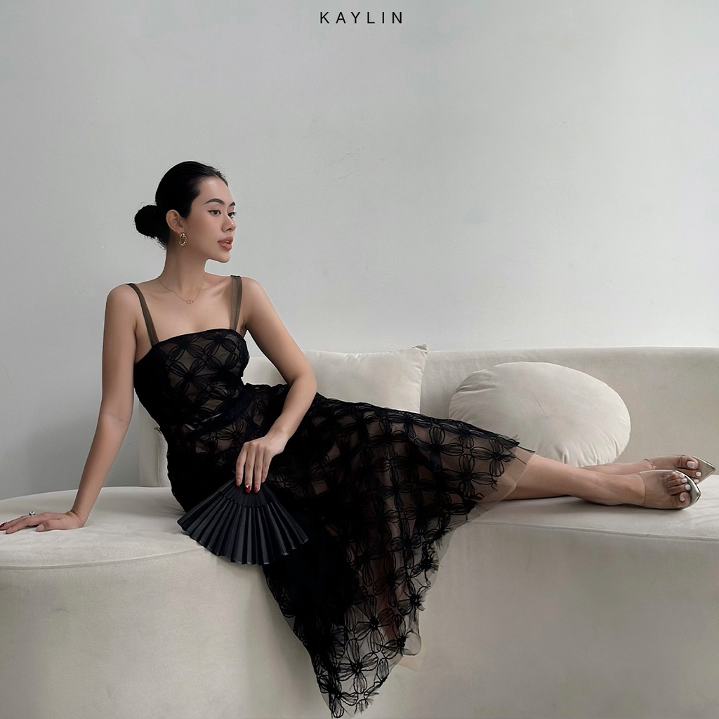 Đầm hoa nổi thiết kế KAYLIN - N1901