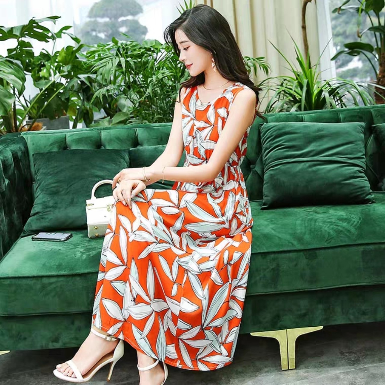 Đầm maxi dài