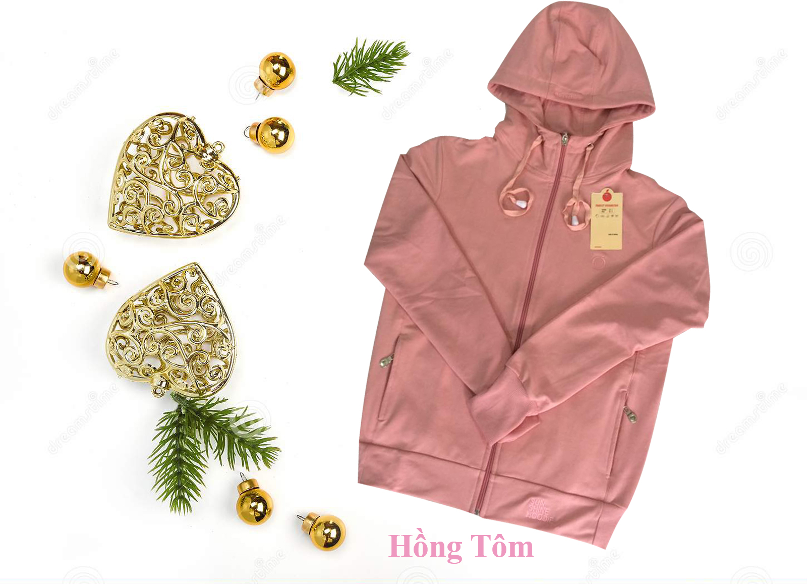 ÁO KHOÁC NỮ HỒNG TÔM- CHẤT ĐẸP