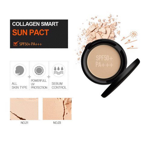 Phấn Phủ Kiềm Dầu Karadium Collagen Smart Sun Pact Mẫu Mới
