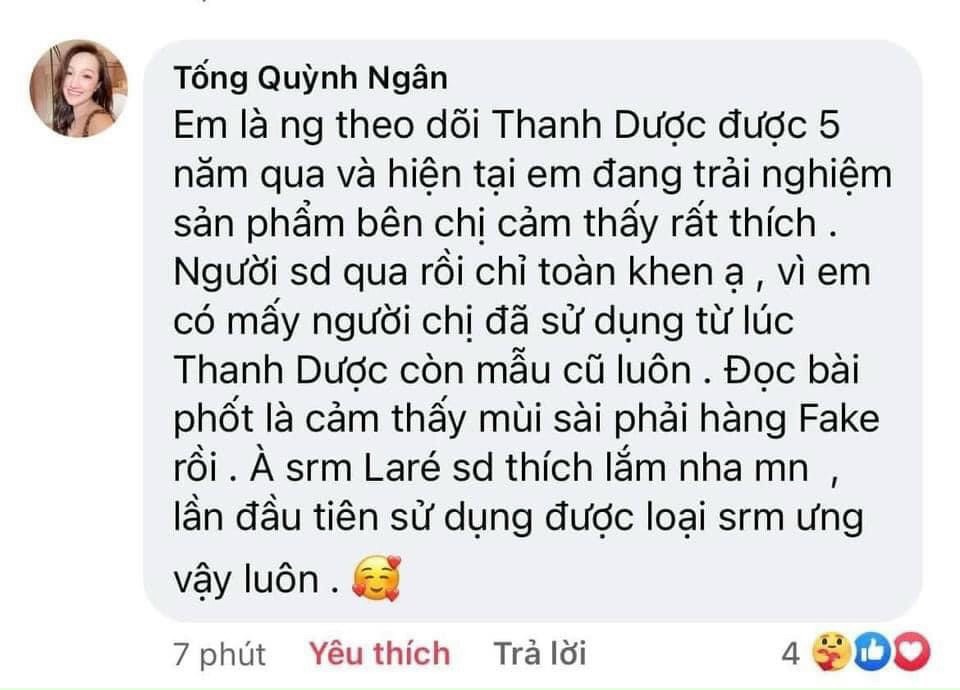 Sữa rửa mặt hữu cơ Lare 120ml