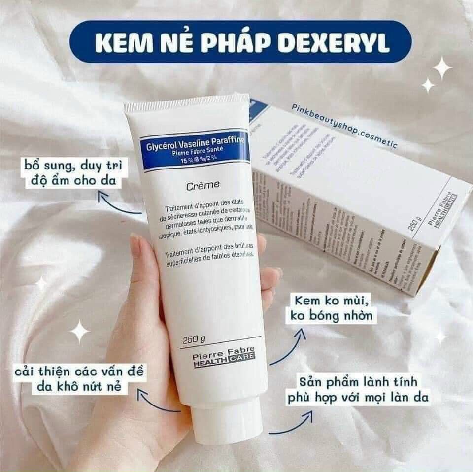 Kem Dưỡng Da Nẻ,Chàm Dexeryl Pháp 250g-(Glycerol Vaseline Paraffine) - Q Cosmetics