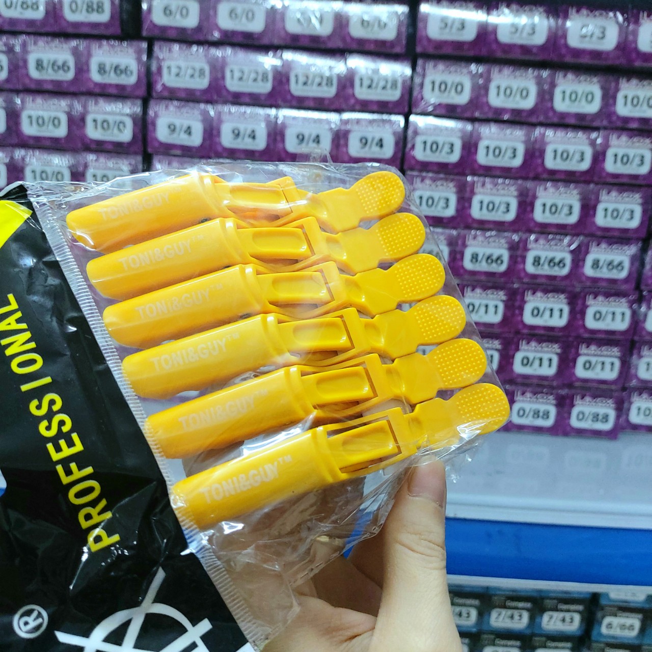 Sét 6 cây kẹp cá sấu loại 1- Dụng Cụ Hỗ Trợ Làm Tóc (Bán Bịch)